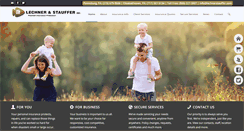 Desktop Screenshot of lechnerstauffer.com