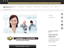 Tablet Screenshot of lechnerstauffer.com